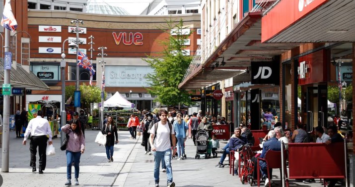 Property buildings at Kings Oak House in Harrow, London